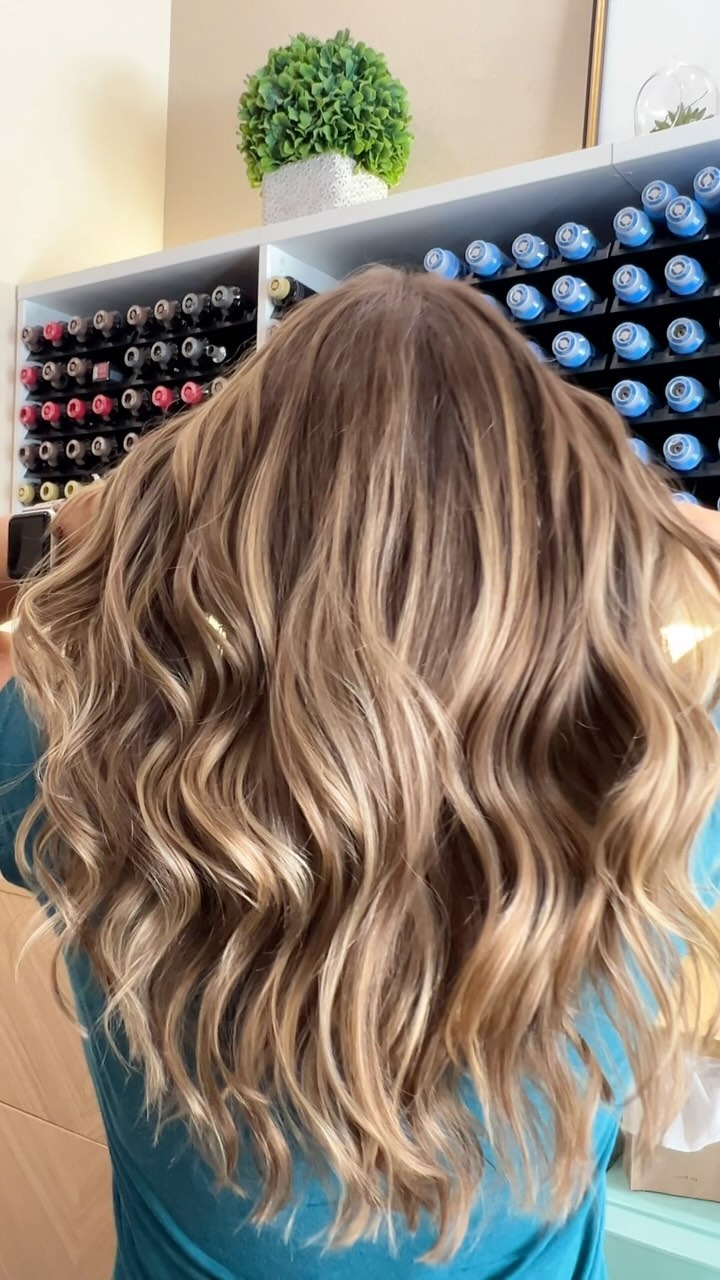 NBR hair extensions before and after by Kaizen Hair Studio